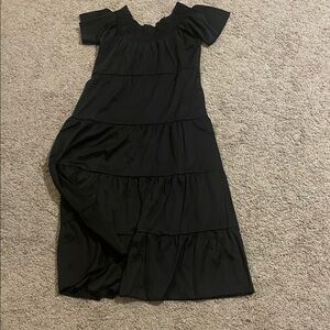 Long Black Dress with Timeless Appeal